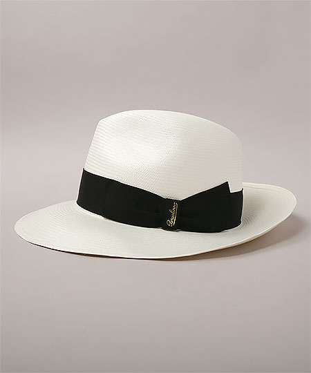 FINE WIDE BRIM 140340 WHITE x BLACK 61