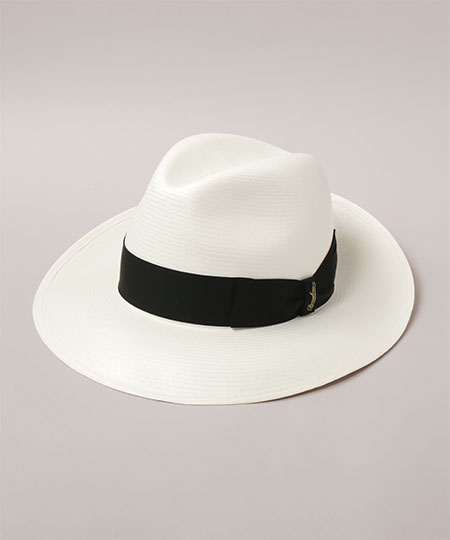 FINE WIDE BRIM 140340 WHITE x BLACK 61